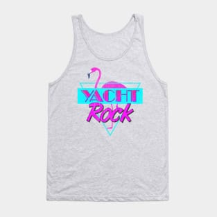 Yacht Rock Retro Flamingo Tank Top